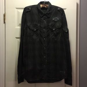 Men’s Affliction long sleeve shirt XL